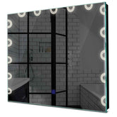 Specchio LED Quadrato | Pulsante touch | Luce bianca neutra - Reyze Serie Edge Modello 4